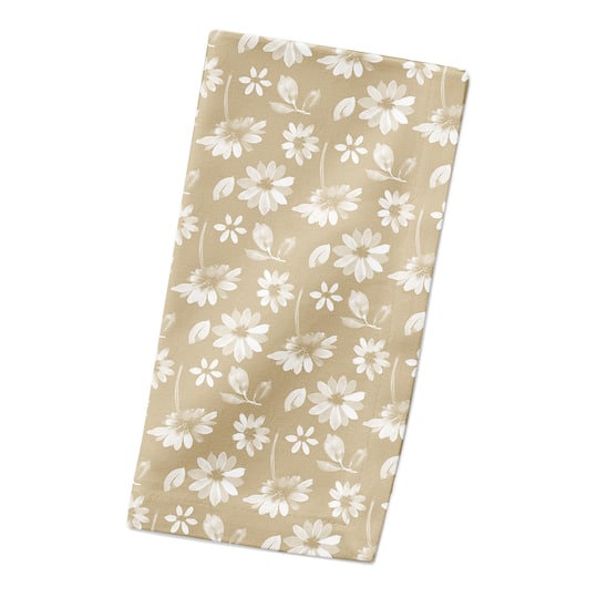 Florals Cotton Twill Napkin